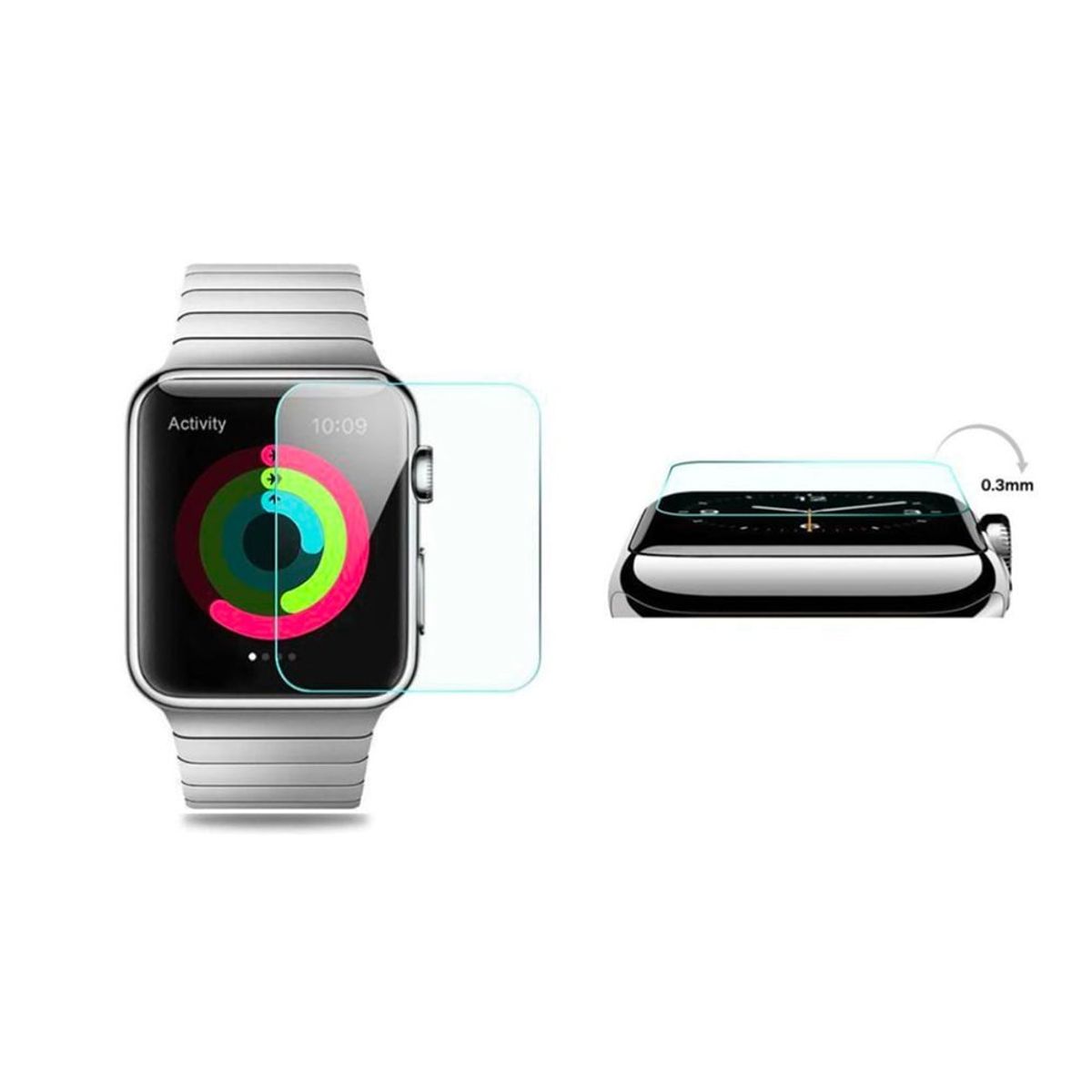 GENERICO - PROTECTOR DE PANTALLA DE VIDRIO  PARA APPLEWATCH 42MM