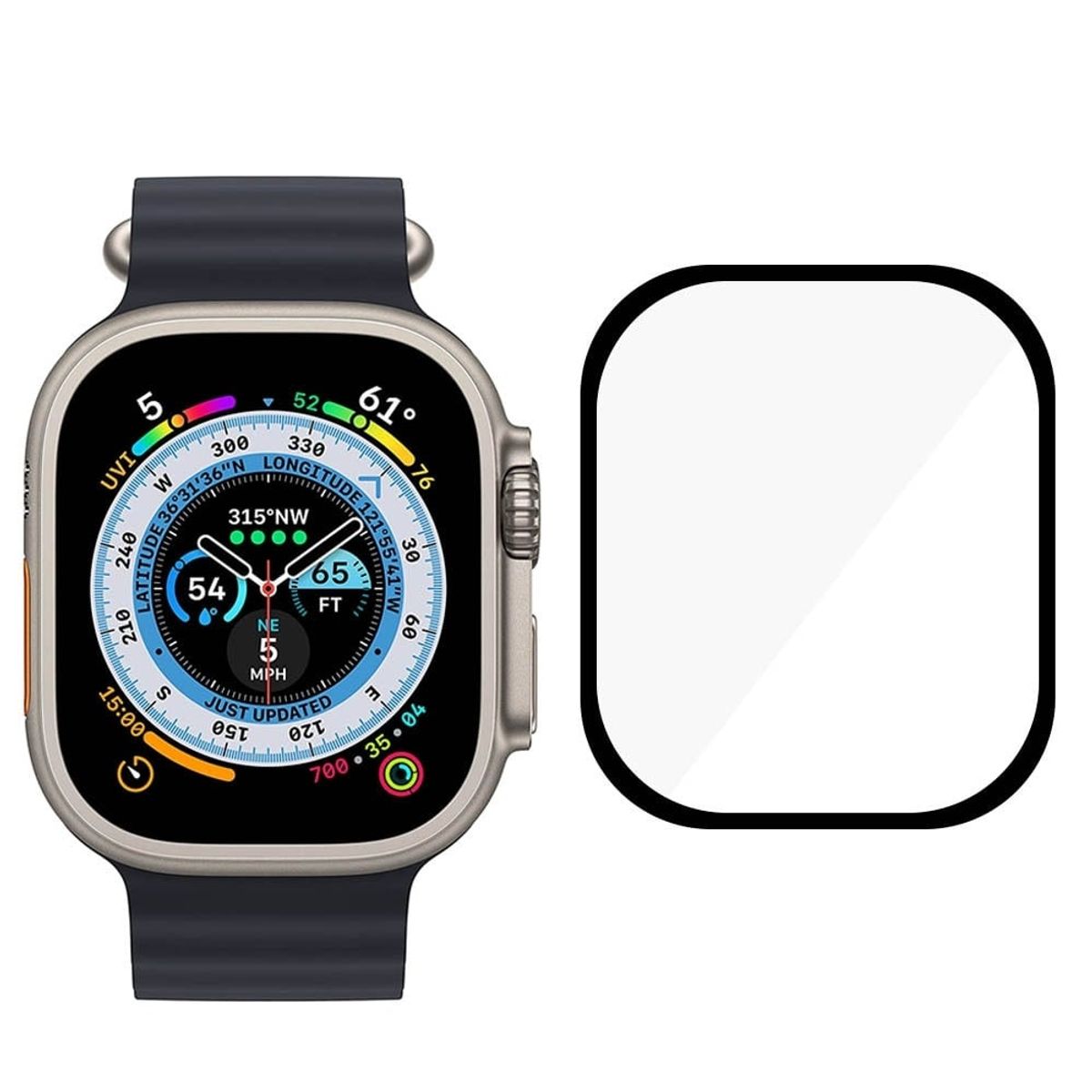 GENERICO - PROTECTOR DE PANTALLA PARA APPLEWATCH DE 49MM