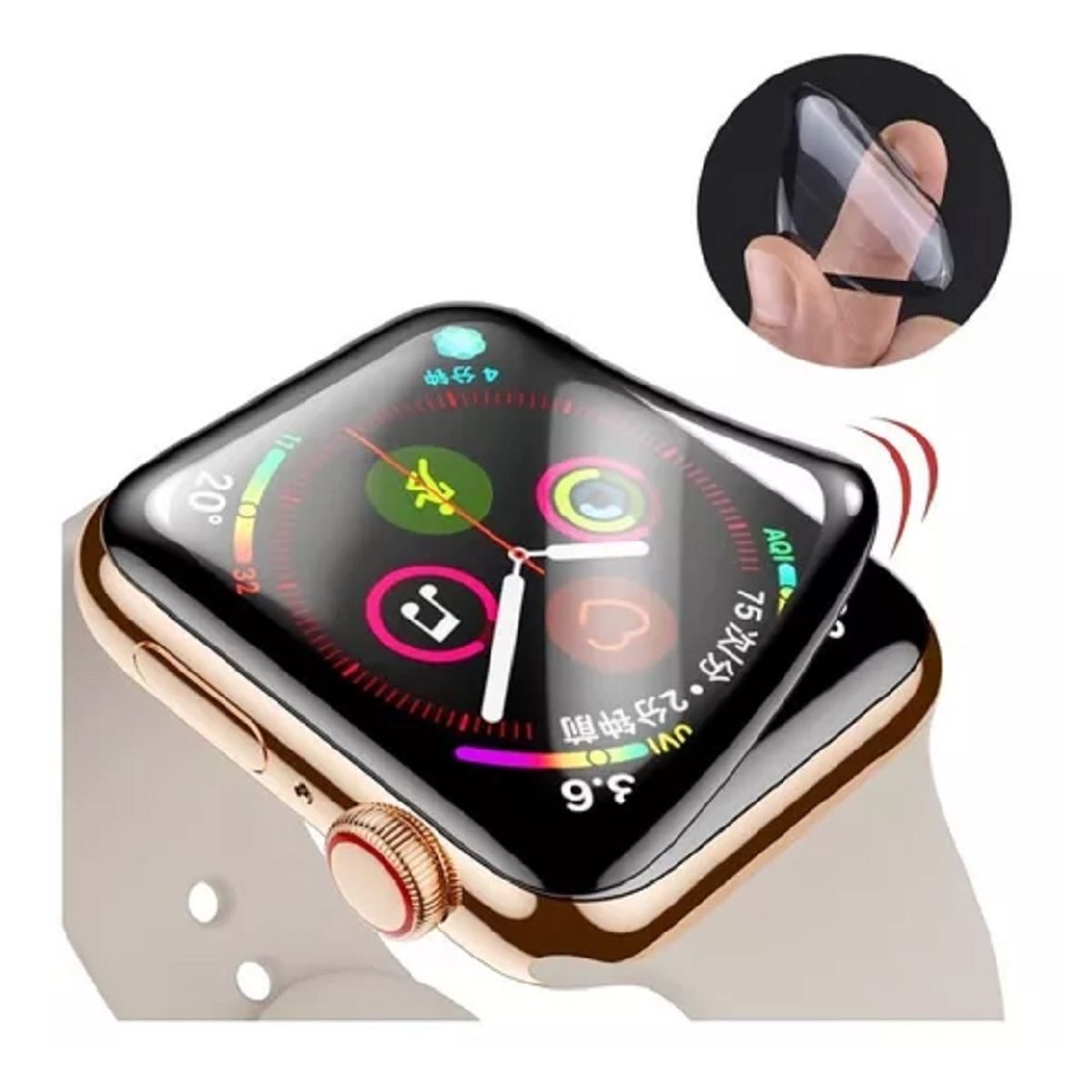 GENERICO - PROTECTOR DE PANTALLA PARA APPLEWATCH DE 44MM