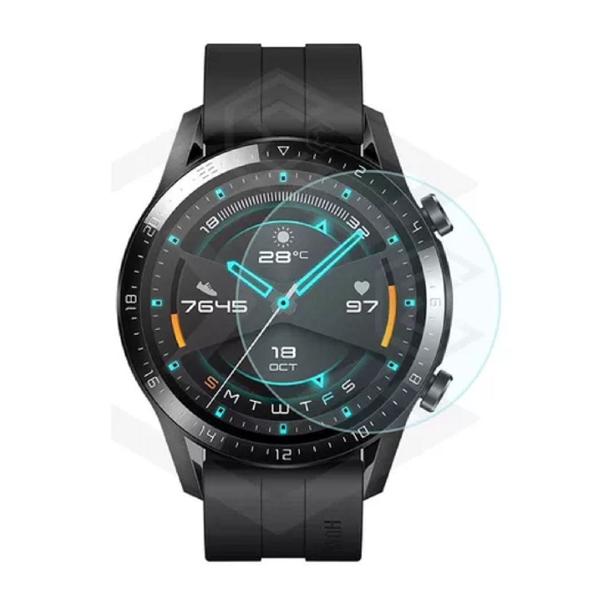 GENERICO - PROTECTOR DE PANTALLA DE VIDRIO PARA SMARTWATCH HUAWEI GT2 46MM