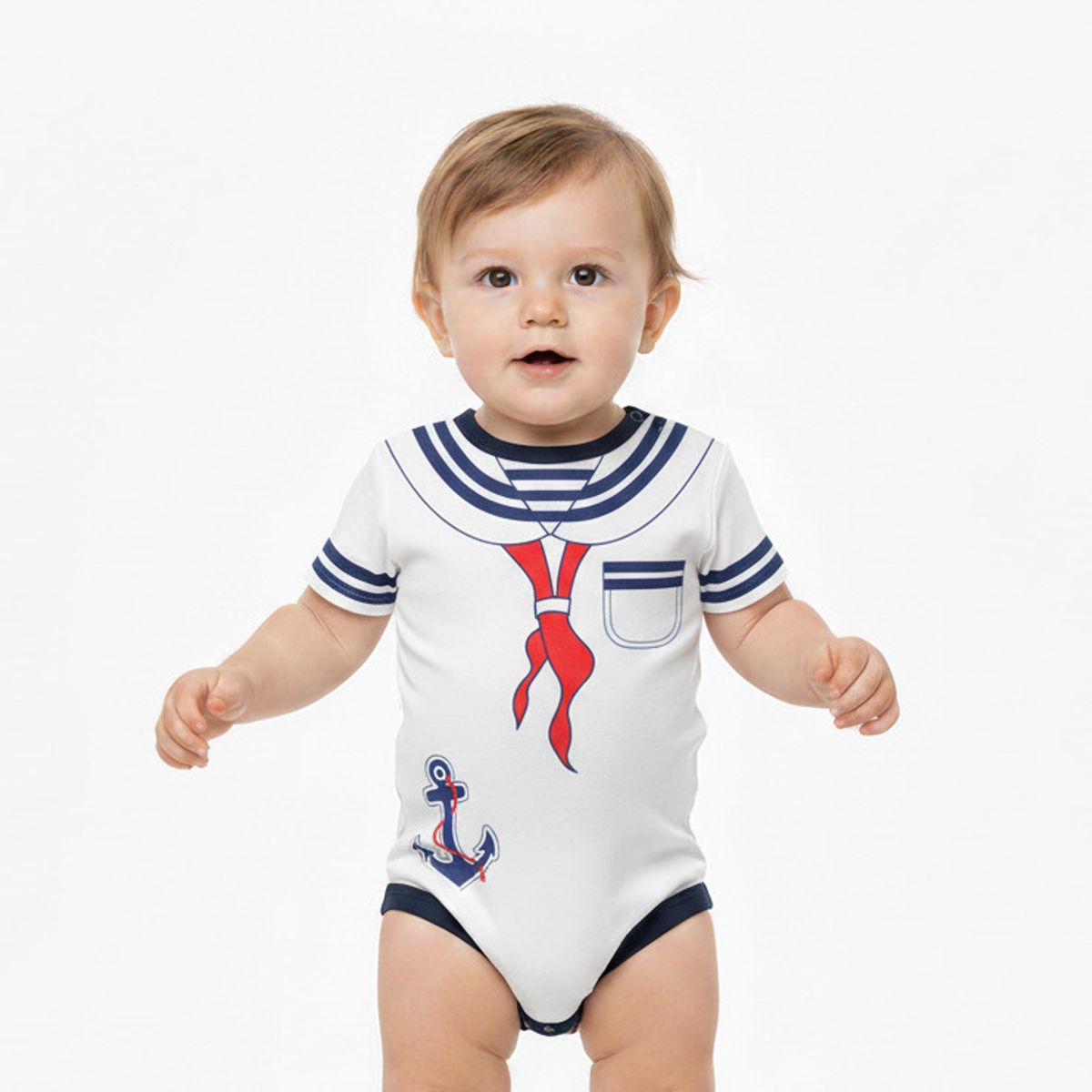 GENERICO - Body Para Bebe Marinero