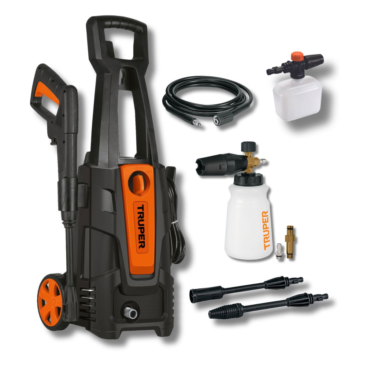 TRUPER - Combo Hidrolavadora 1800psi Truper + dispensador de jabon con cañon