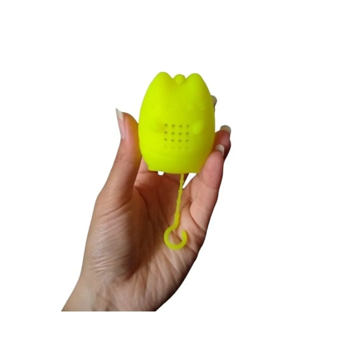 GENERICO - Infusor filtrante de te infusiones modelo gato amarillo