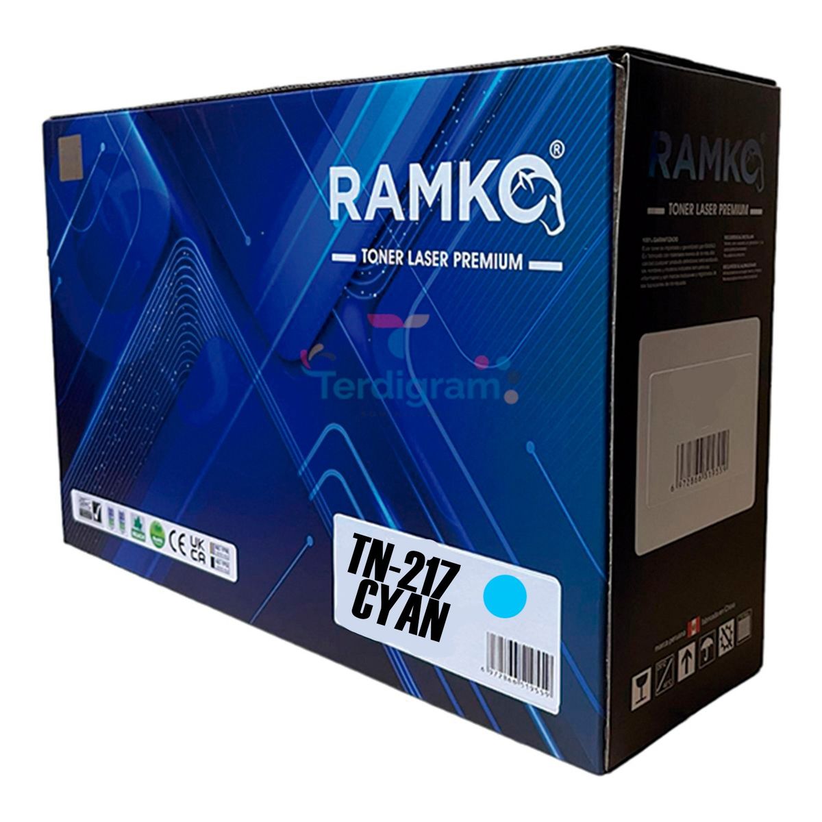 RAMKO - TONER COMPATIBLE BROTHER TN217C CYAN 2,300 PG