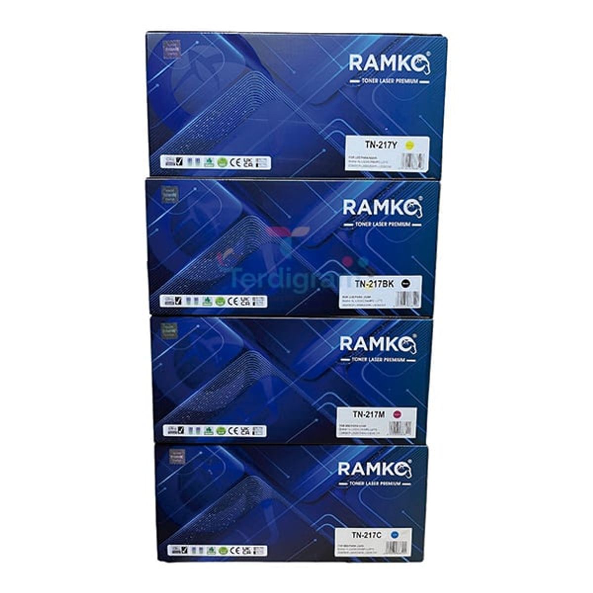 RAMKO - TONER COMPATIBLE BROTHER TN217C CYAN 2,300 PG