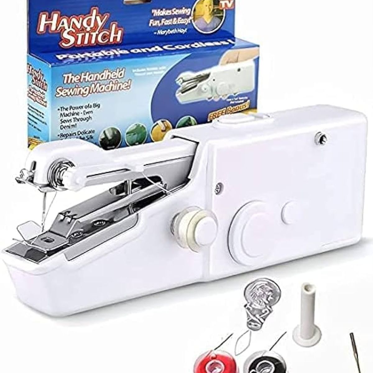 OEM - Máquina de Coser Portatil de Mano Dual a Pila Handy Stitch Portatil