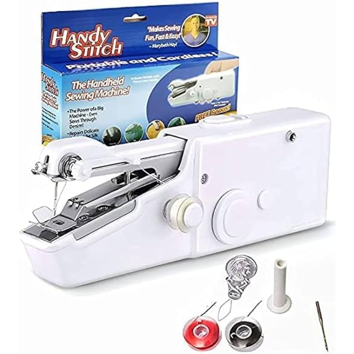 OEM - Máquina de Coser Portatil de Mano Dual a Pila Handy Stitch Portatil