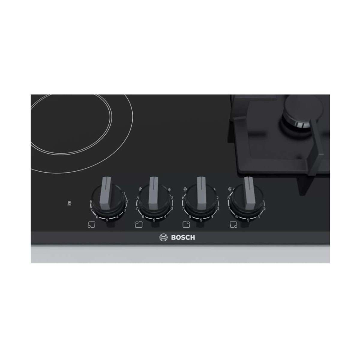 BOSCH - Cocina Bosch PSY6A6B20 Vitrocerámica Mixta Empotrable 60 cm Negro