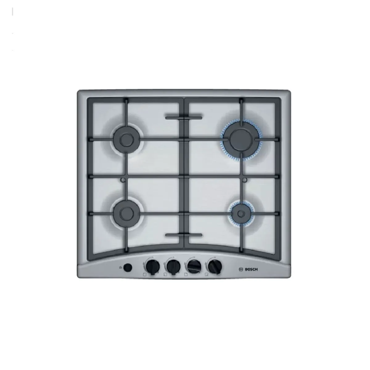 BOSCH - Cocina Bosch PGP6G5A90L Empotrable a Gas 60 cm 4 Quemadores Acero Inox
