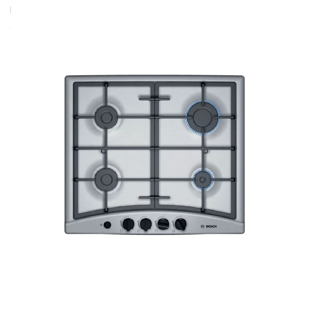 BOSCH - Cocina Bosch PGP6G5A90L Empotrable a Gas 60 cm 4 Quemadores Acero Inox