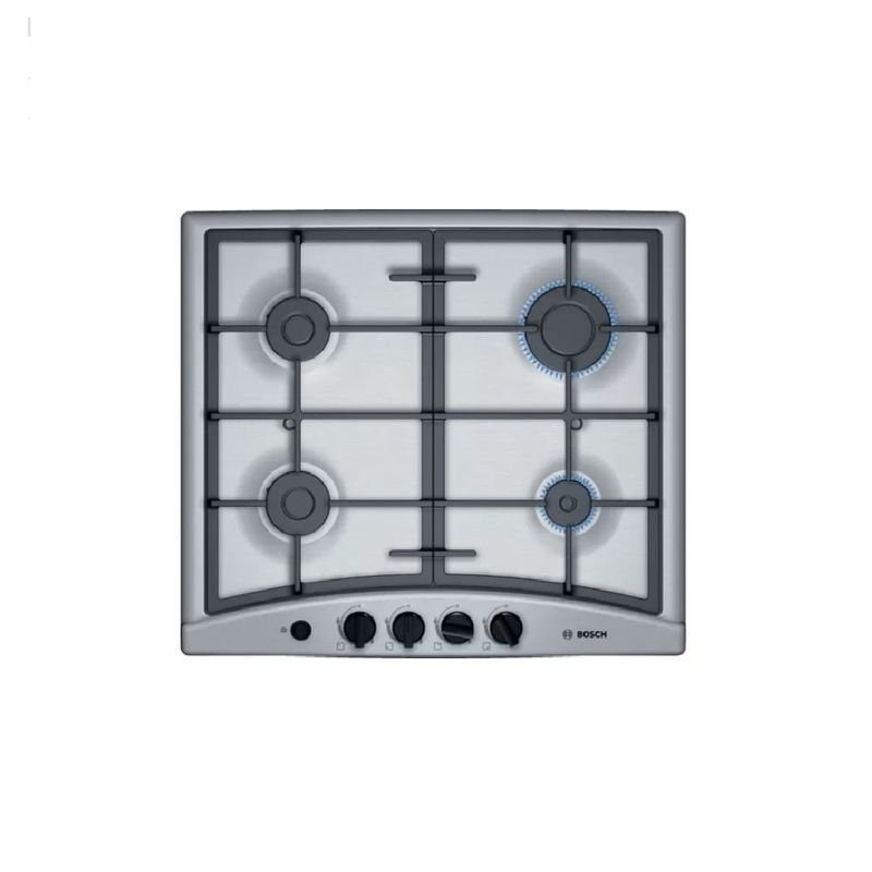 BOSCH - Cocina Bosch PGP6G5A90L Empotrable a Gas 60 cm 4 Quemadores Acero Inox
