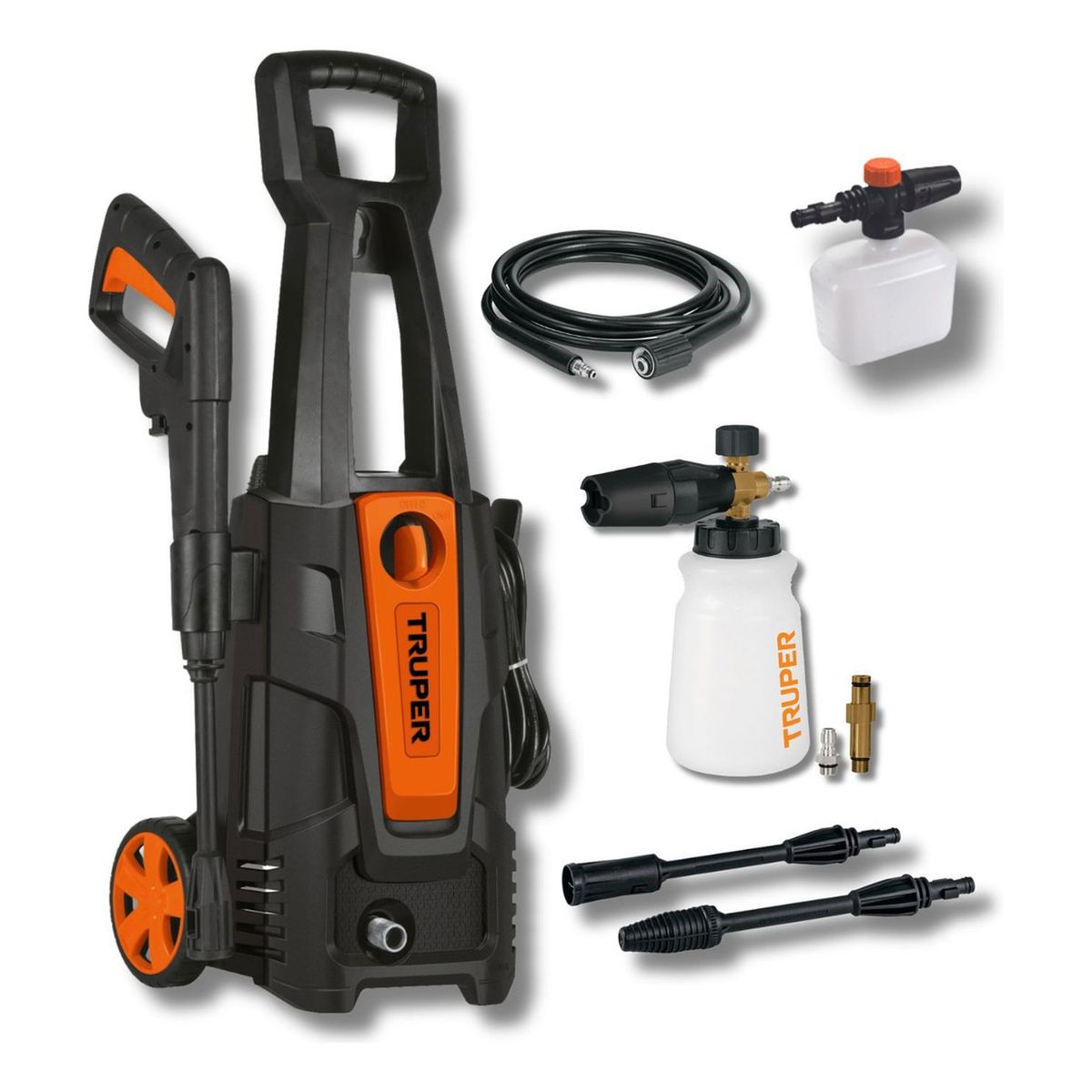 Combo Hidrolavadora 1800psi Truper + dispensador de jabon con cañon, marca TRUPER - Foto Principal