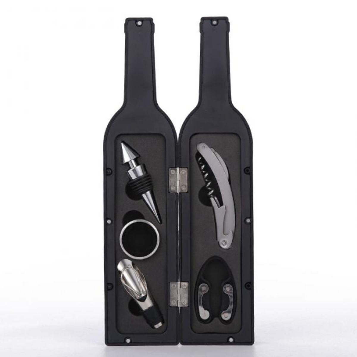 INSPIRA - Kit Vino Set de 5 Herramientas más Set de 6 Copas para Vino 330ml