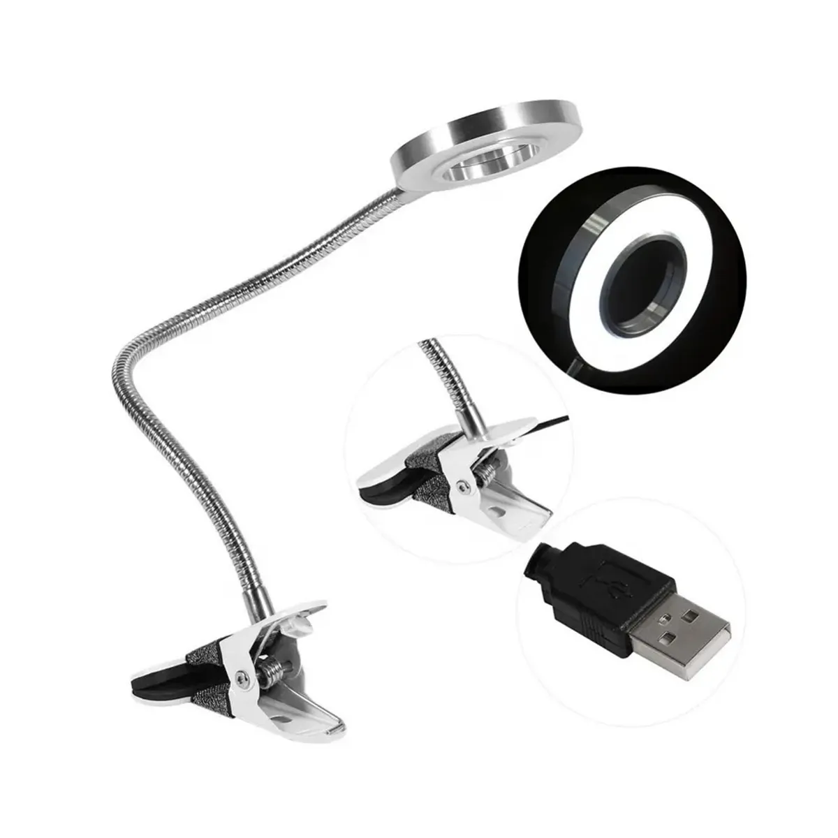 FIRST CARE - Lámpara De Escritorio Con Clip