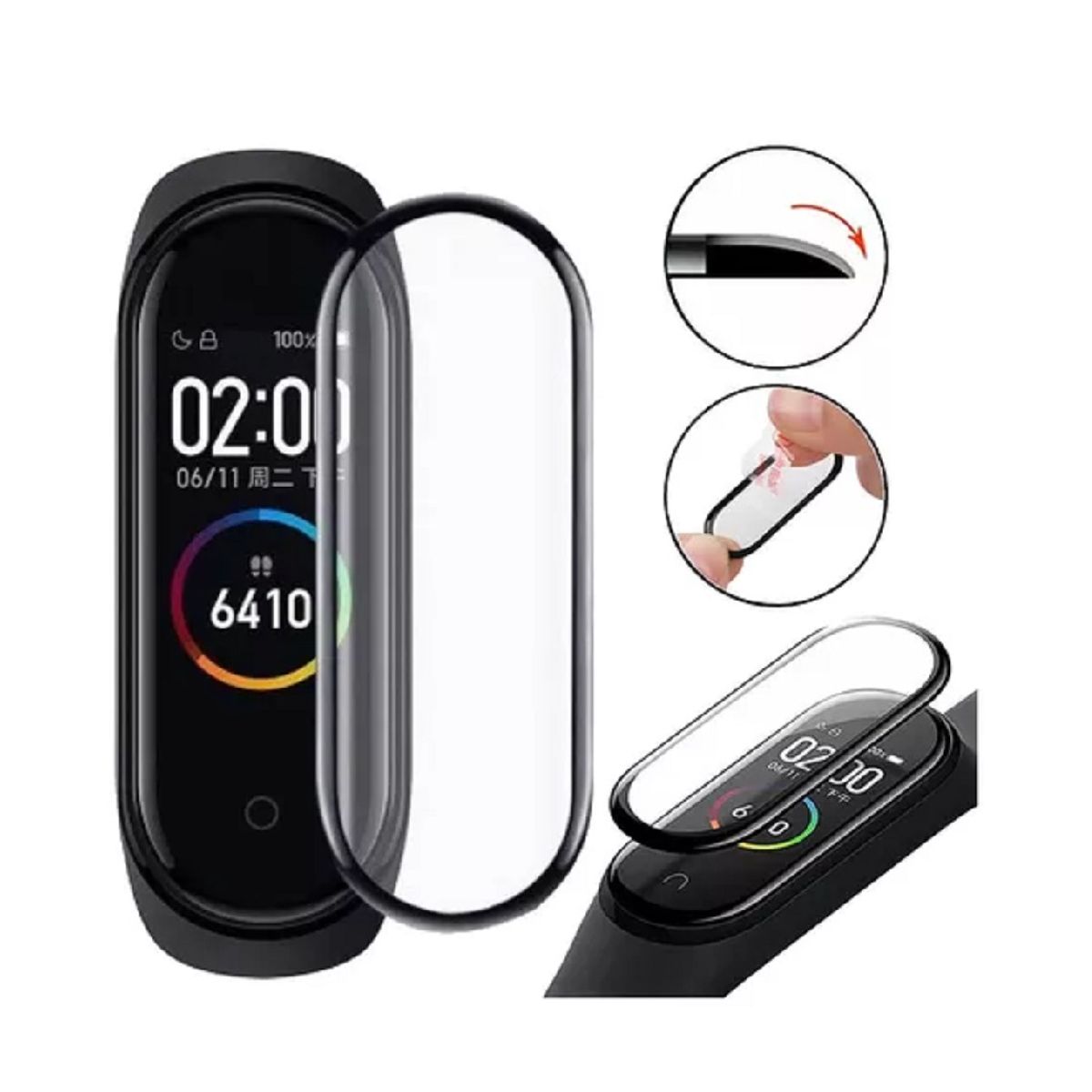 GENERICO - PROTECTOR DE PANTALLA PARA XIAOMI MI BAND 4