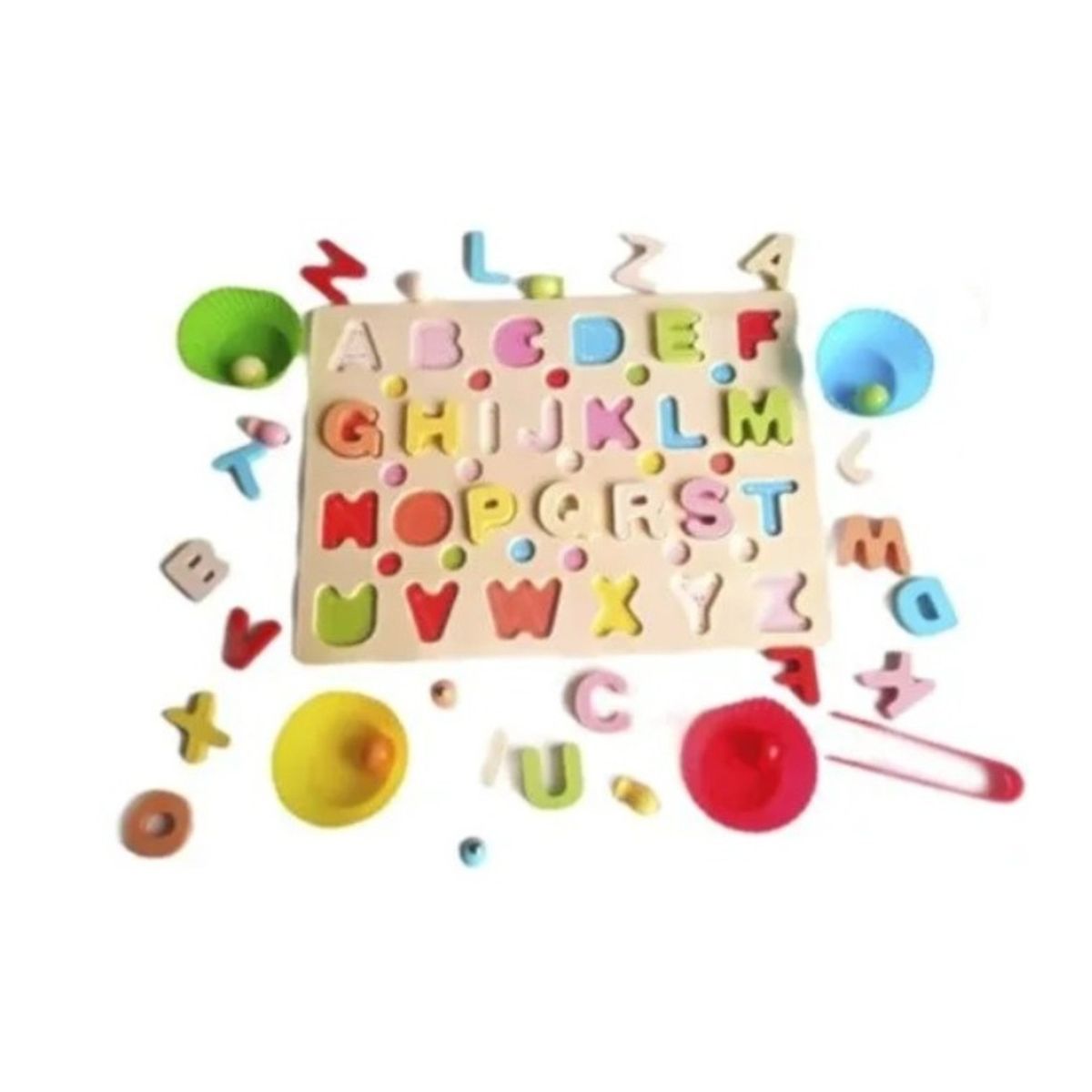 GENERICO - Juego Didático Pesca Digital Multifuncional Letras