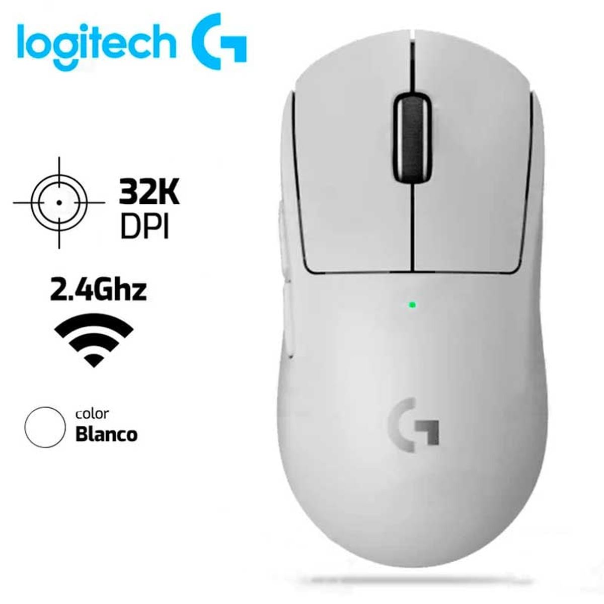 LOGITECH - Mouse LOGITECH GPRO X SUPERLIGHT 2 Inalambrico 32,000 DPI Blanco