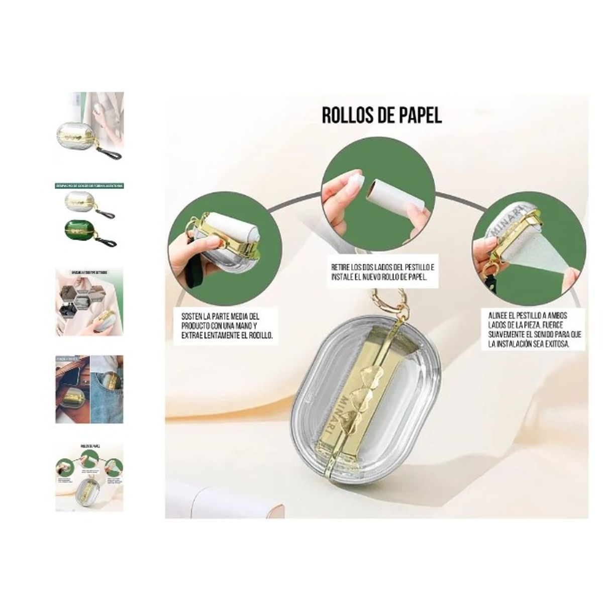 GENERICO - Rodillo Quita Pelusa Portátil Elegante