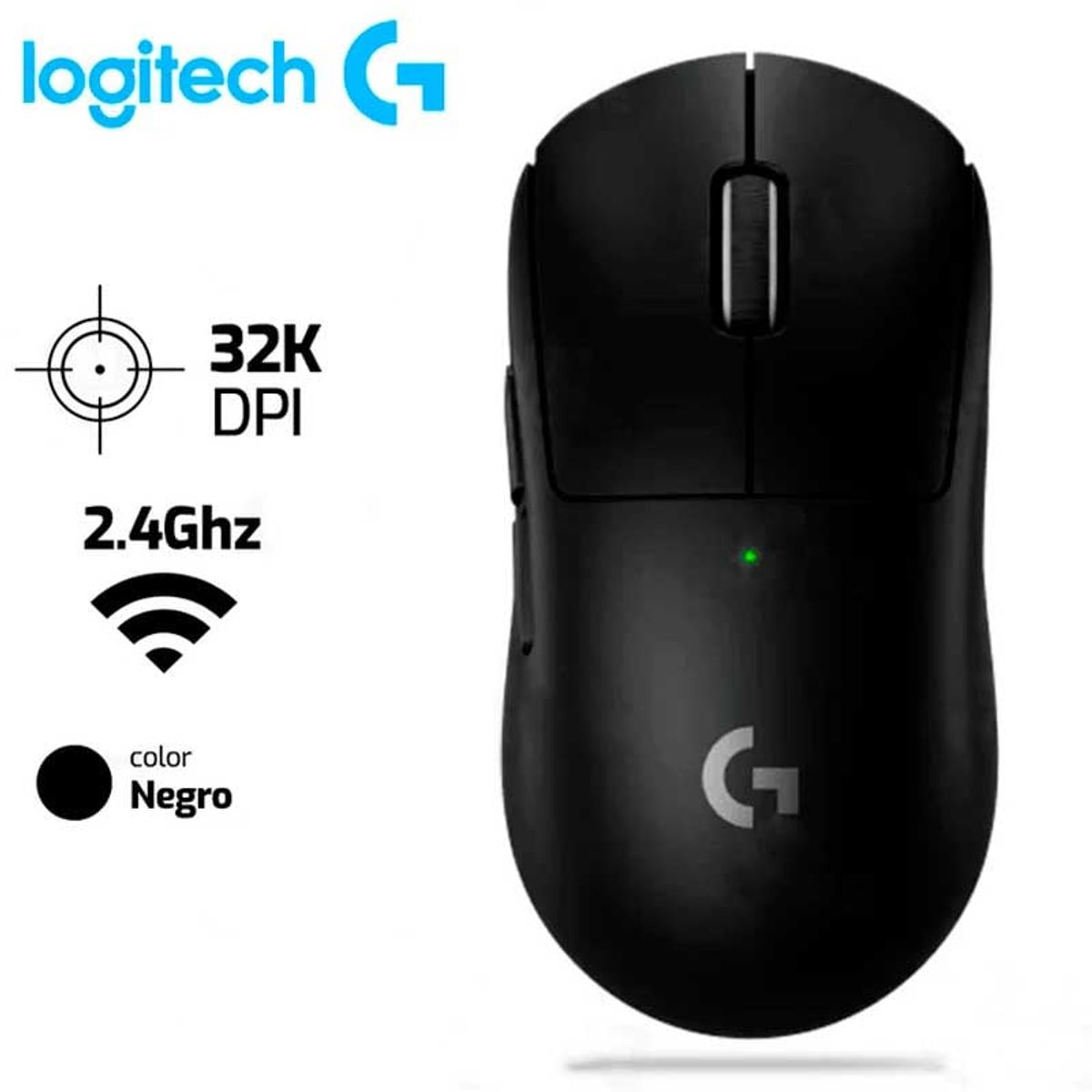 LOGITECH - Mouse LOGITECH GPRO X SUPERLIGHT 2 Inalambrico 32,000 DPI Negro
