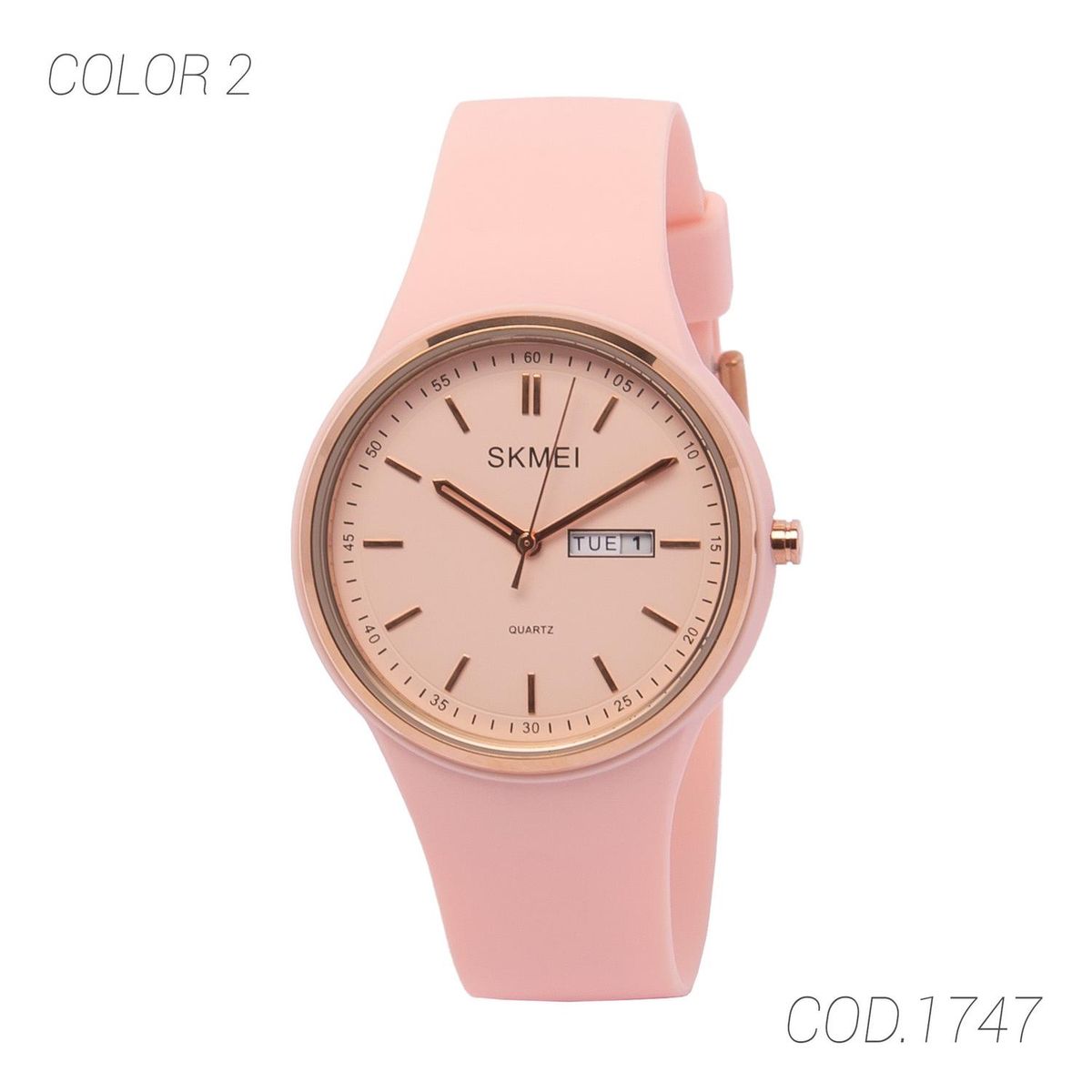 SKMEI - RELOJ ACUÁTICO MUJER 1747 SKMEI - Dorado