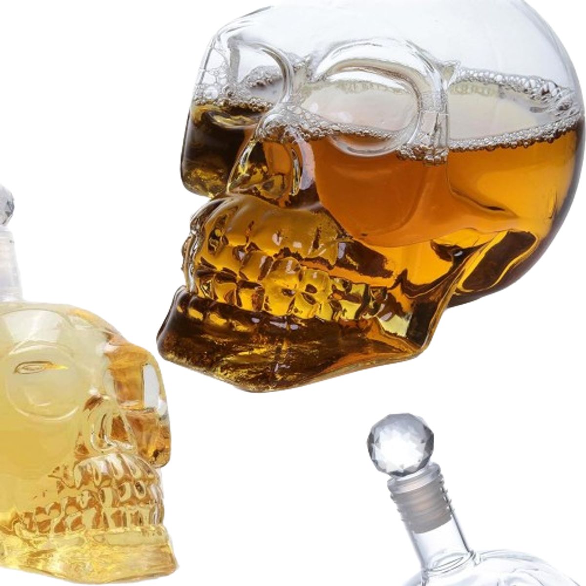 GENERICO - Decantador de licores en forma de calavera