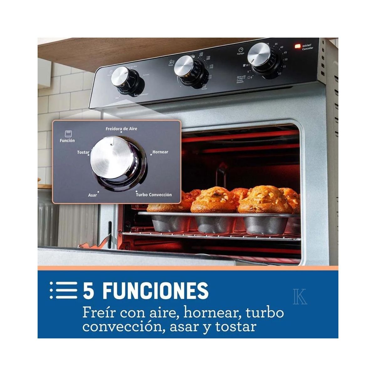 OSTER - Horno con Freidora de Aire Oster® de 22 Litros