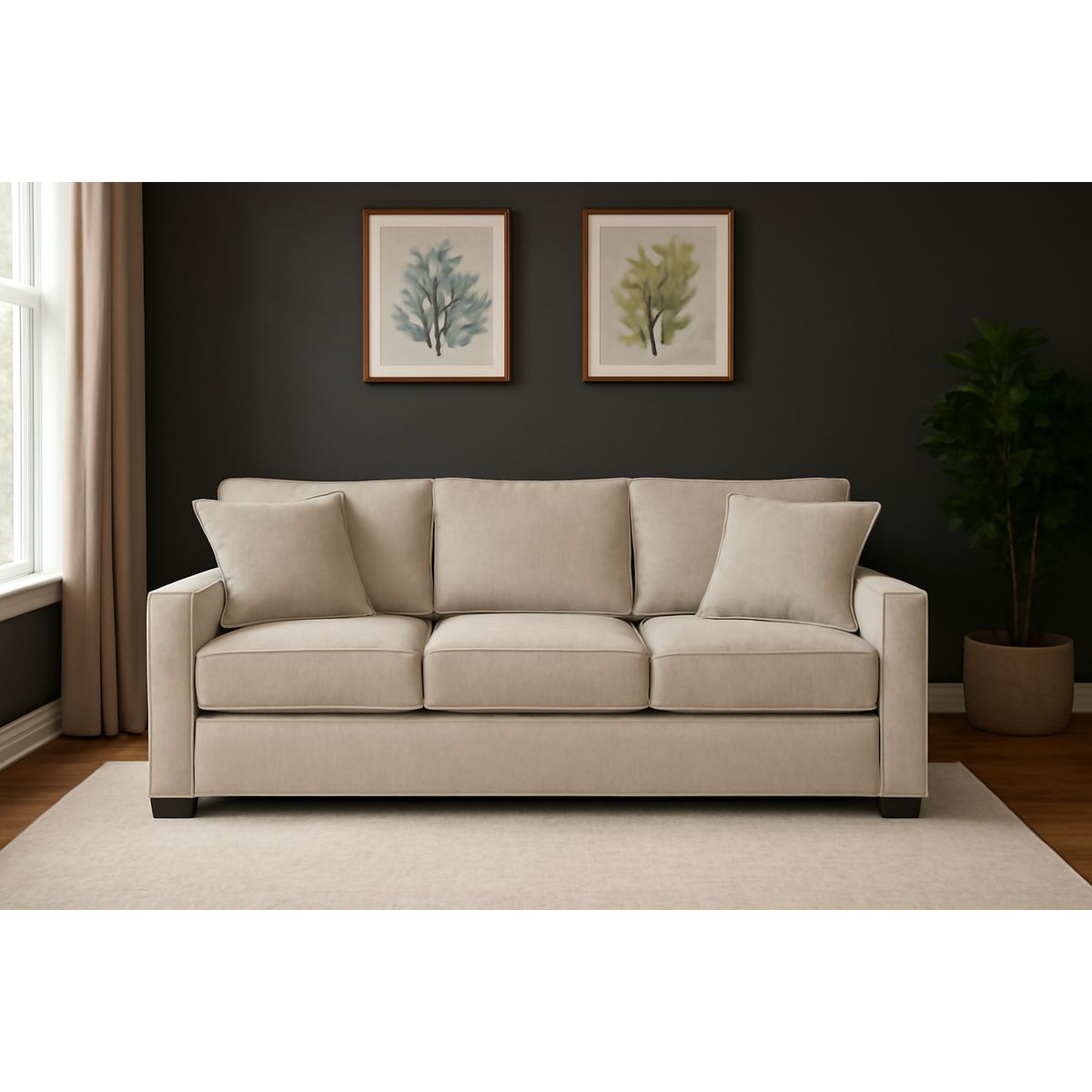 GENERICO - Sofa 3 Cuerpos Evo - Beige