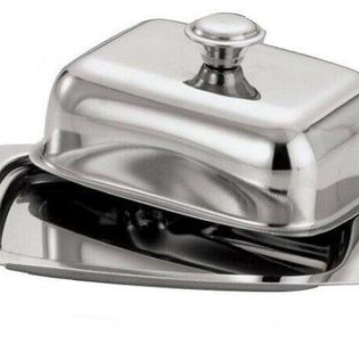 VINOD - Mantequillera de acero inoxidable