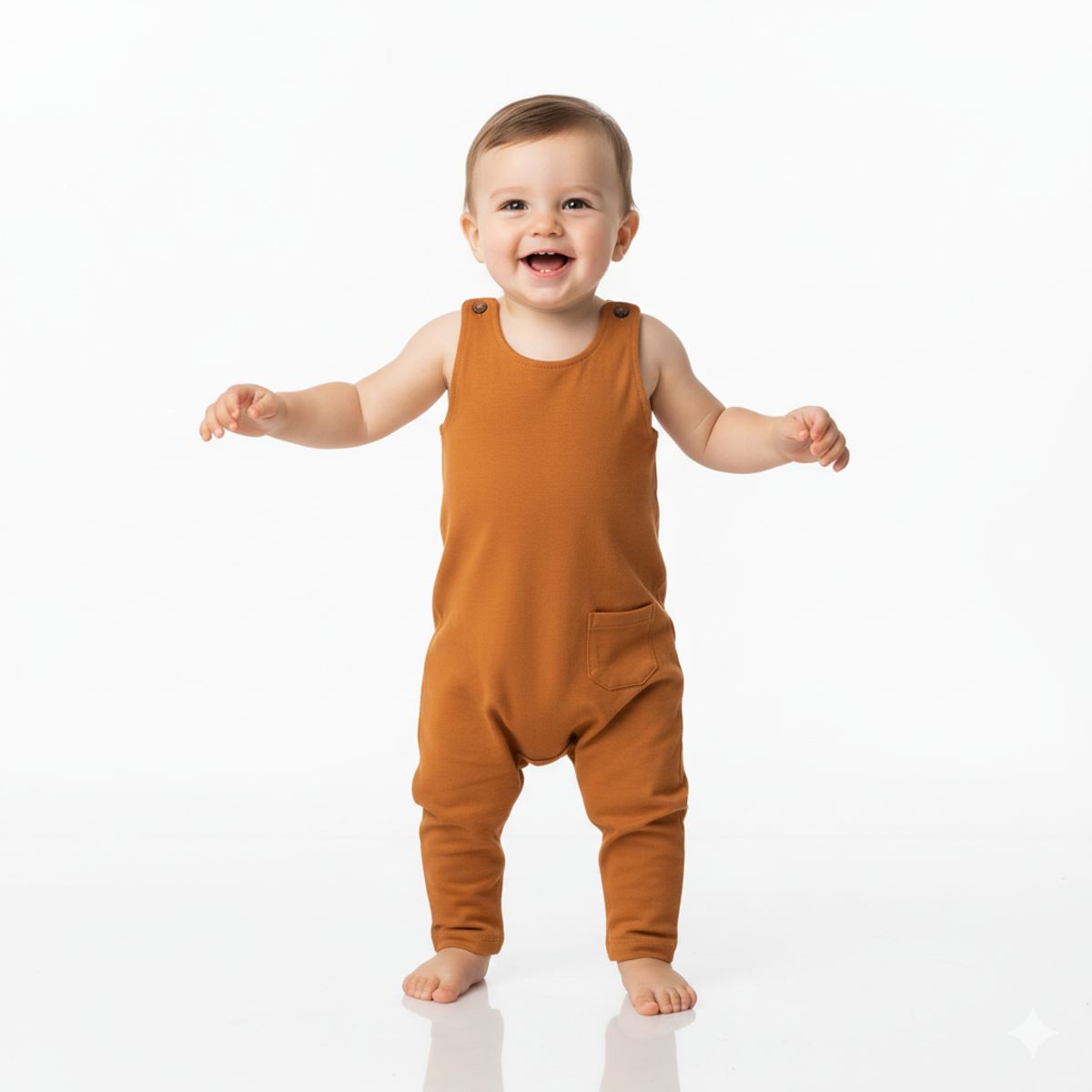 GENERICO - Enterizo Jardinero Sin Mangas