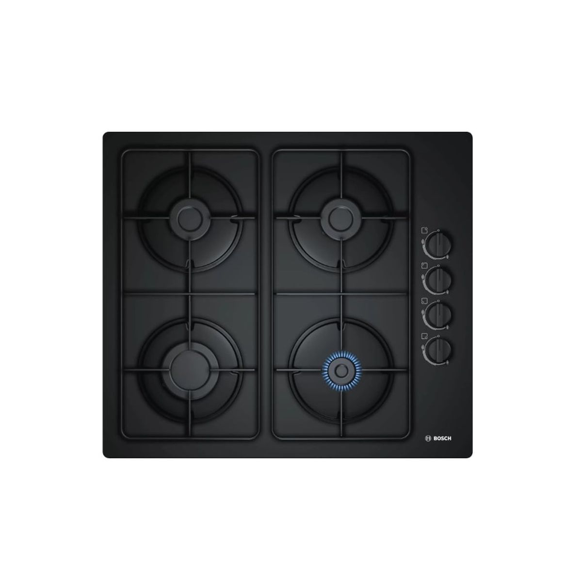 BOSCH - Cocina Bosch POP6B6B80V Empotrable a Gas 60 cm Vidrio templado Negro