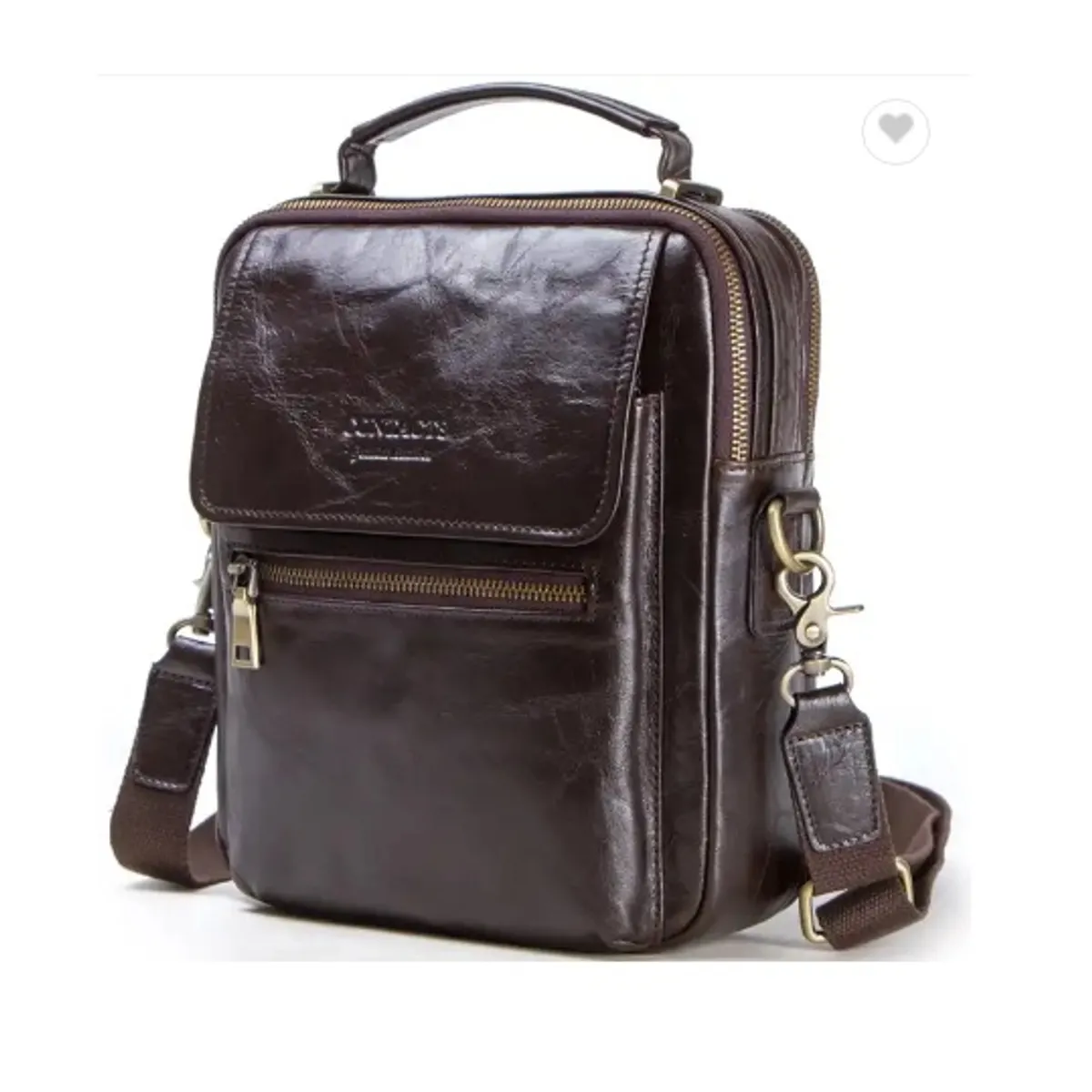 CONTACTS - Morral Mensajero de Cuero Contacts MB118 Hombres