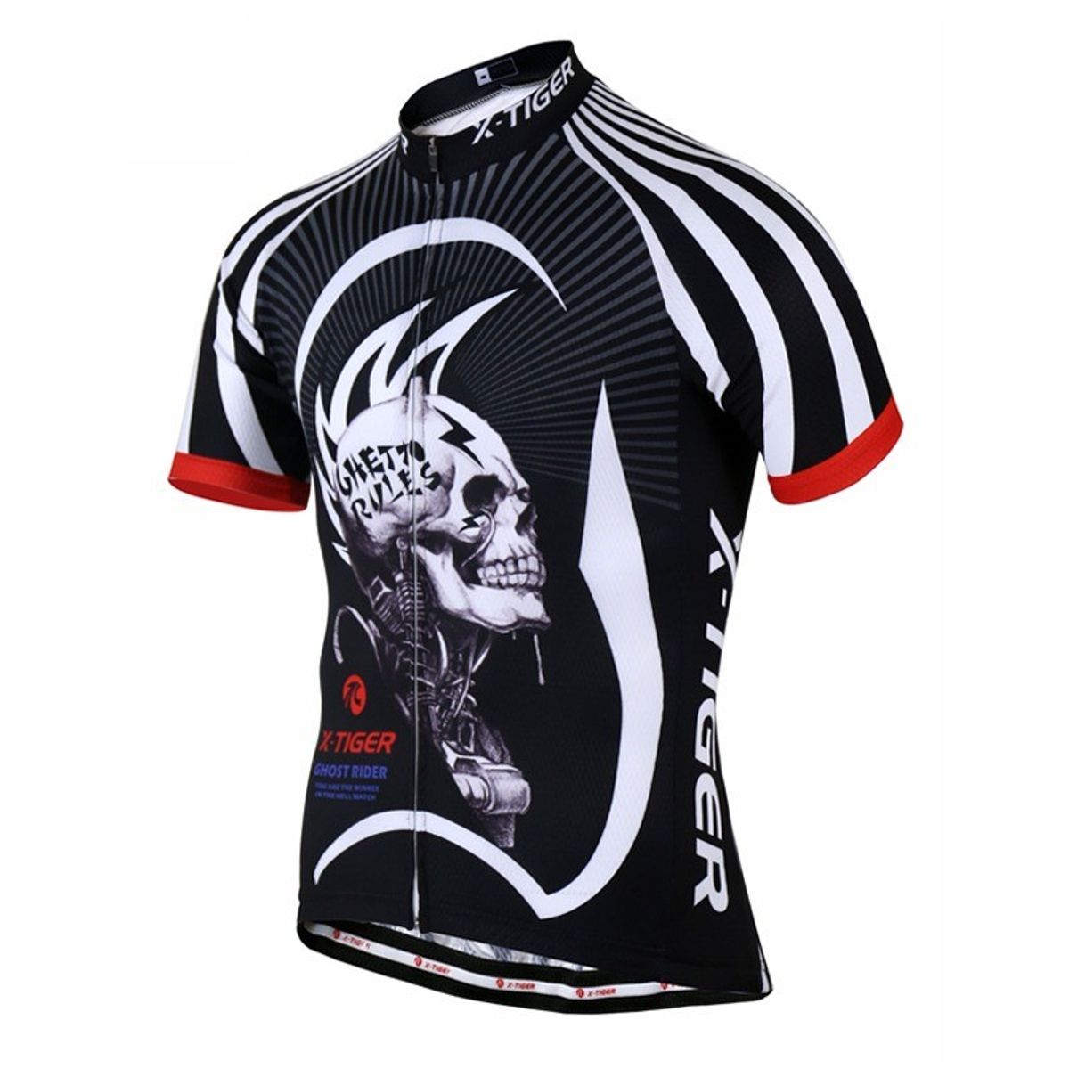 OEM - Jersey Maillot Ciclismo X-TIGER 00101 Cortaviento Protección UV