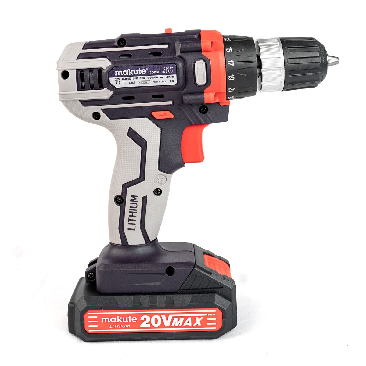 MAKUTE - Atornillador Inalámbrico 20v - 15ah - Maleta - Makute