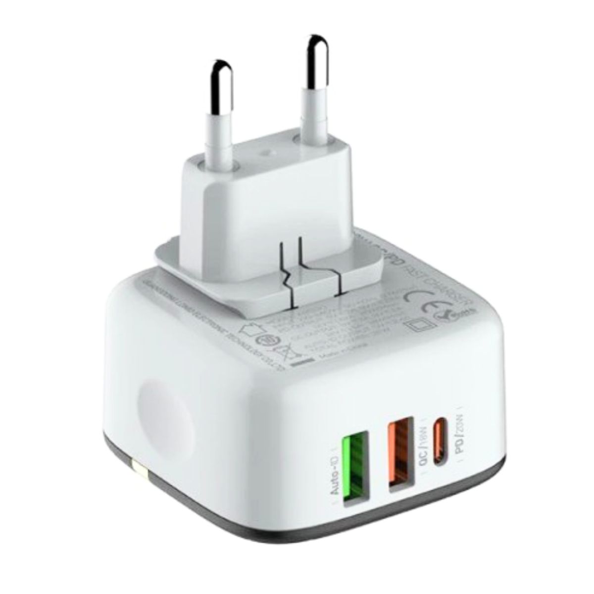 LDNIO - Cargador de pared 2USB PD 32W LDNIO A3513Q QC30 Micro USB TIPO-C