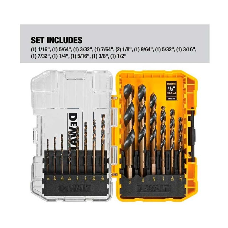 DEWALT - Juego de Brocas 14 Pcs. Mod- DWA1184