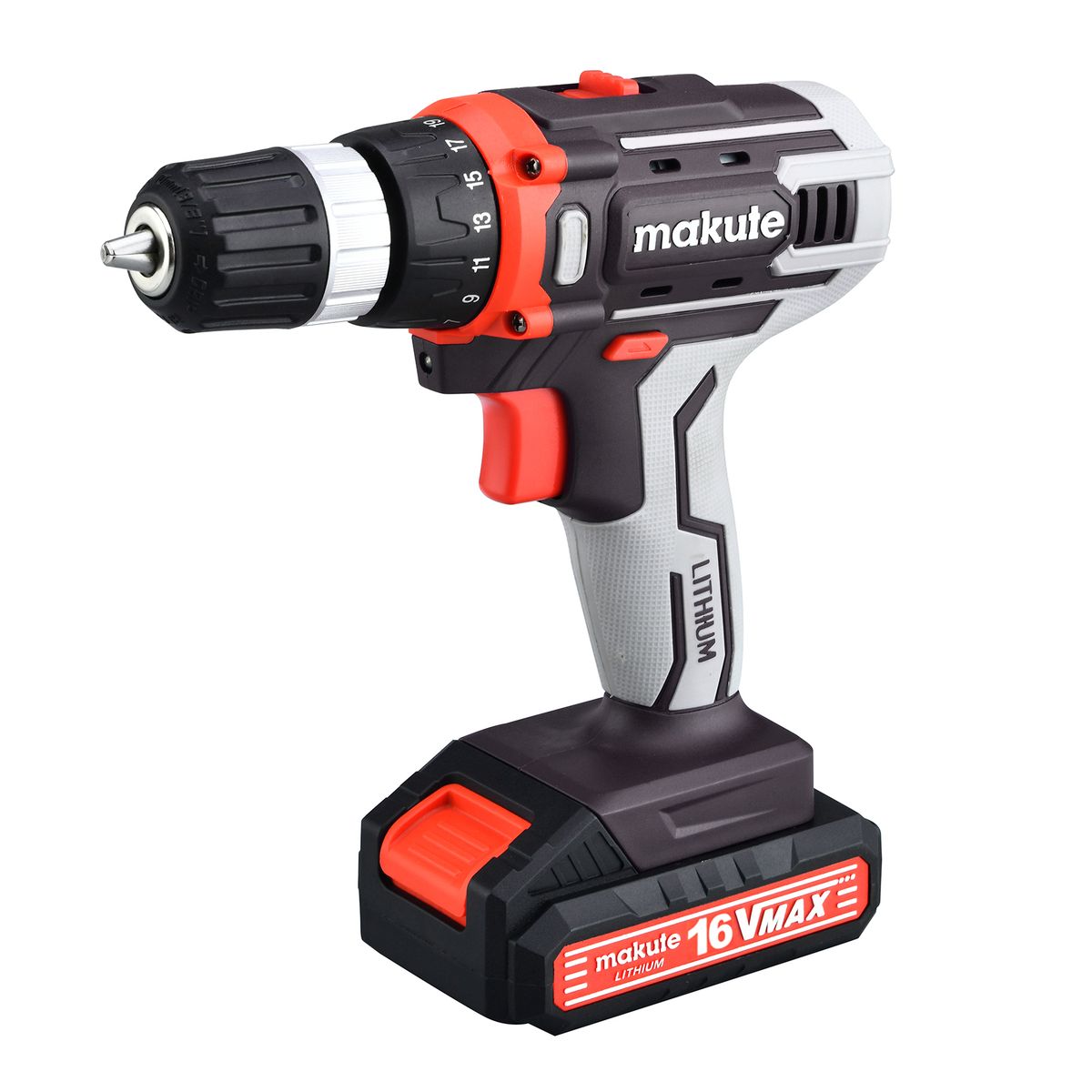 MAKUTE - Atornillador Inalámbrico 16v - 15ah - Maleta - Makute