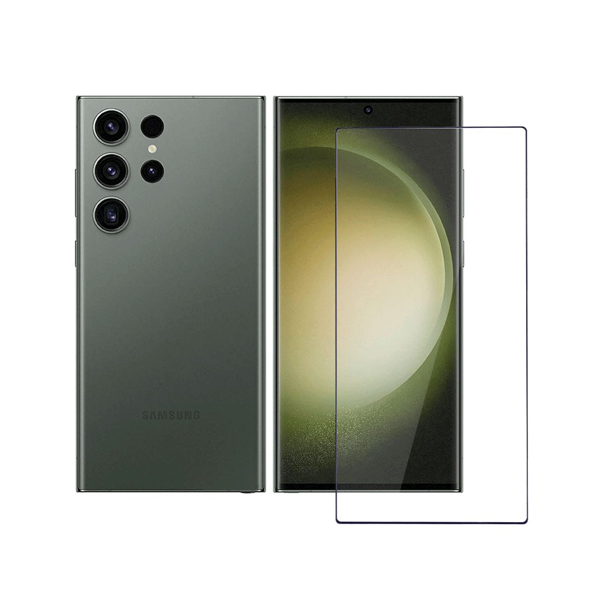 ERHAVE - mica de vidrio para Samsung Galaxy S23 Ultra