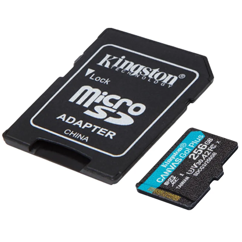KINGSTON - Memoria Micro SD Kingston Canvas Go Plus 256GB -NUEVO MODELO