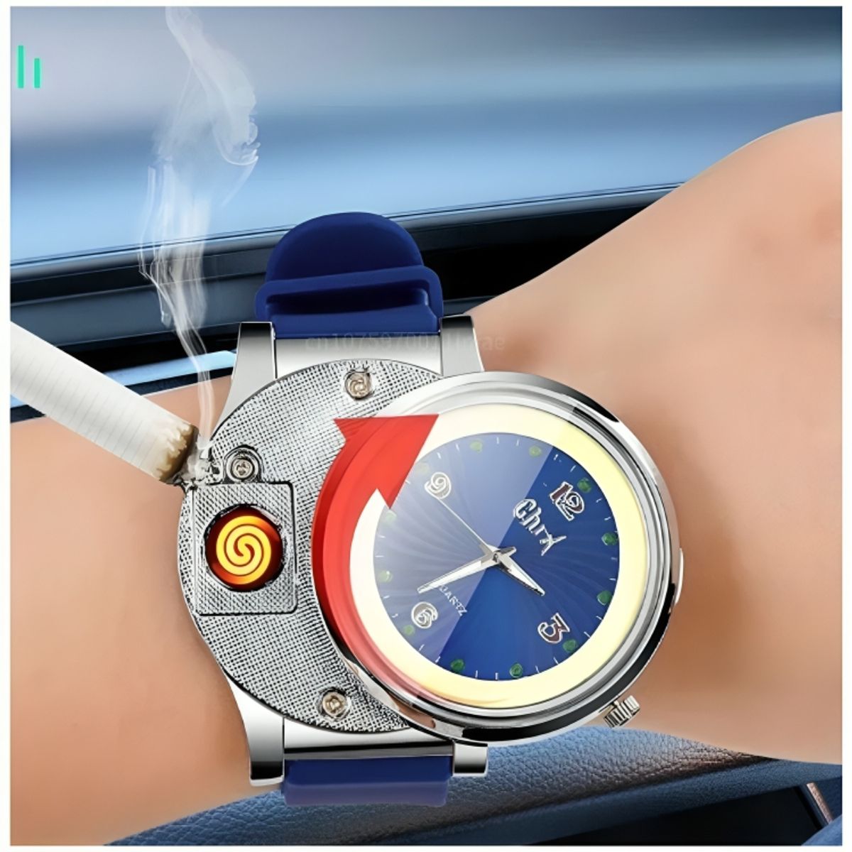 GENERICO - Reloj con Encendedor Electrónico Recargable