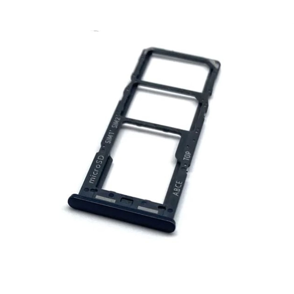 GENERICO - Repuesto Bandeja Sim Samsung A12 Color NEGRO