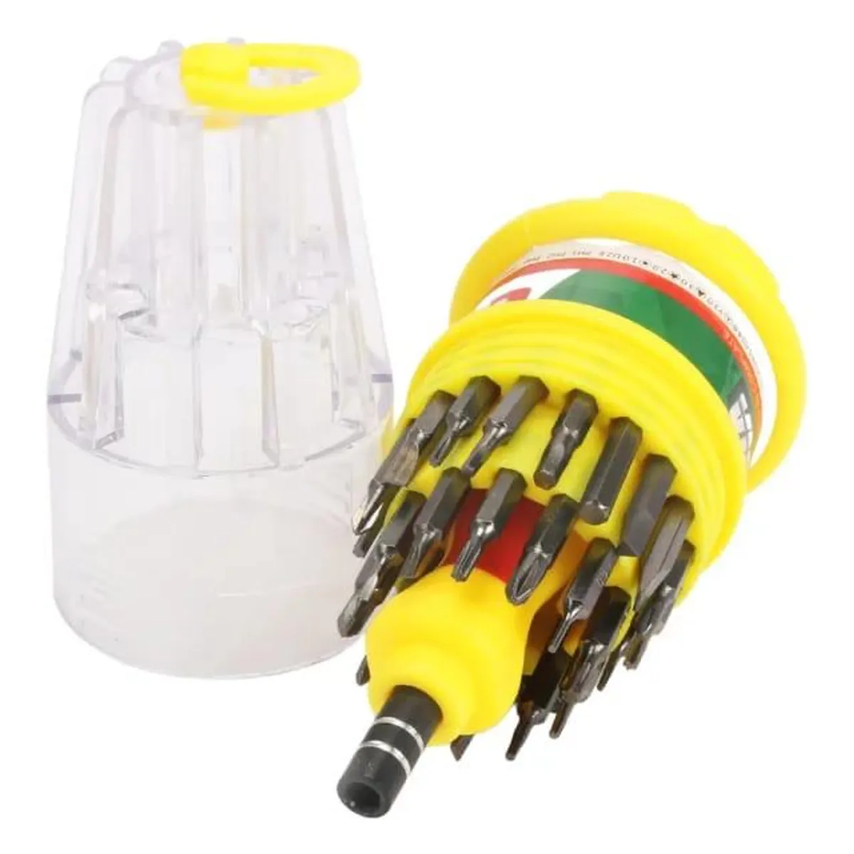 GENERICO - KIT DESTORNILLADORES DE 31 PIEZAS RELOJEROS PORTATIL