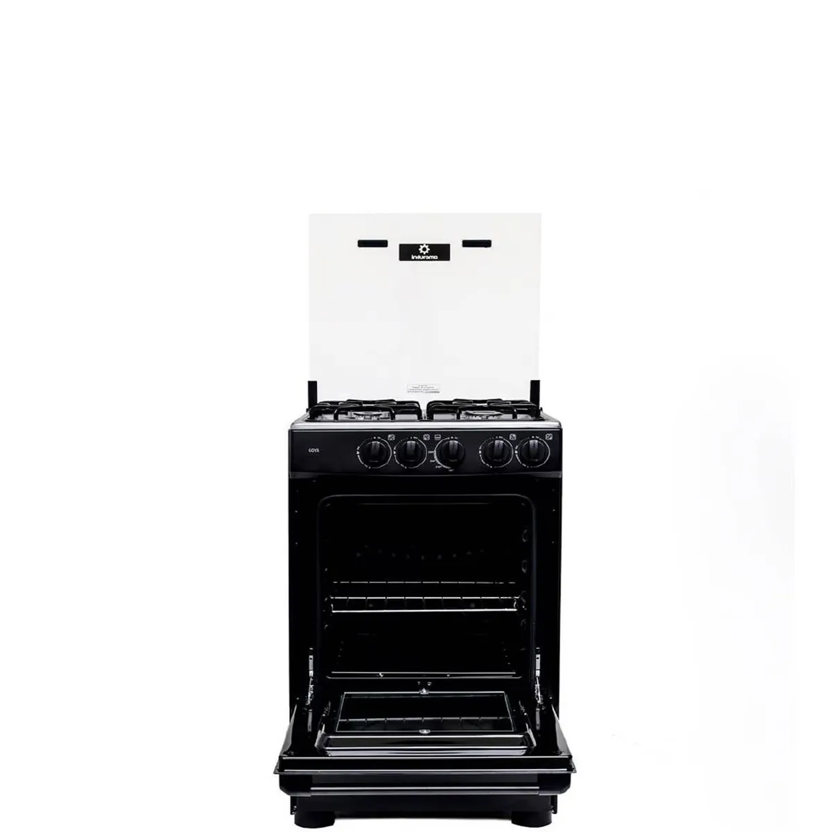 INDURAMA - Cocina a Gas Indurama 4 Hornillas Goya - Negra