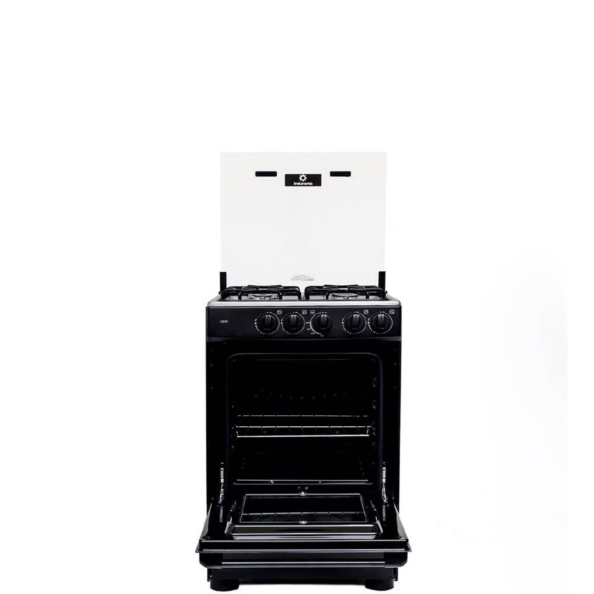 INDURAMA - Cocina a Gas Indurama 4 Hornillas Goya - Negra