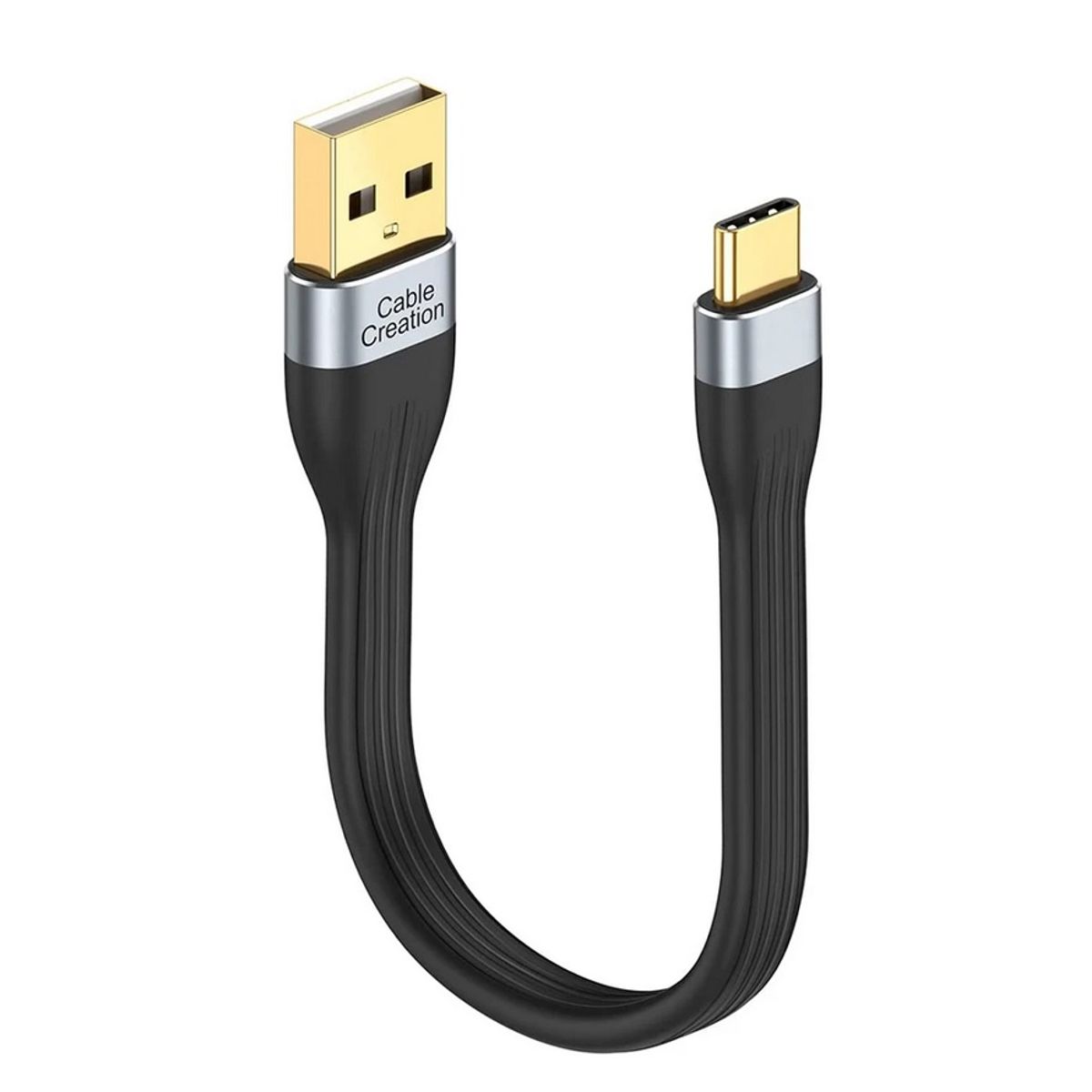 GENERICO - Cable Tipo C -  USB Corto 10Gbps 100W - Carga Rapida y datos