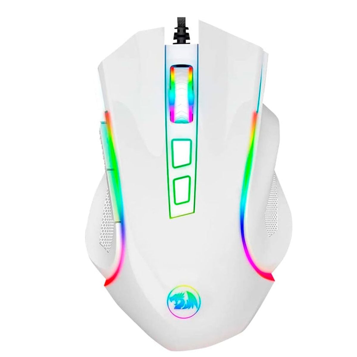 REDRAGON - Combo Gamer Redragon Teclado Kumara White Rgb + Griffin