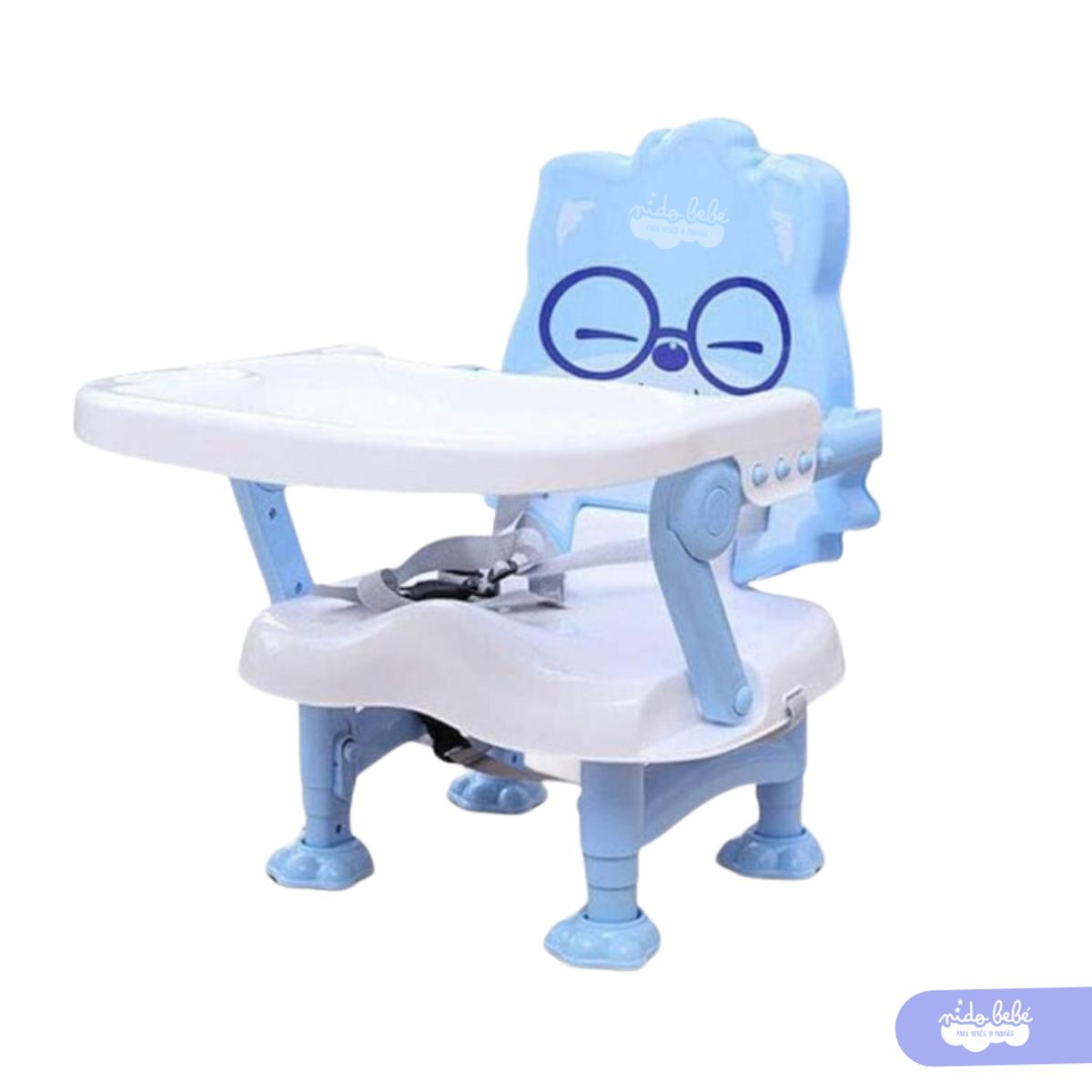 GENERICO - Silla De Comer de bebé modelo Mini Osito Celeste