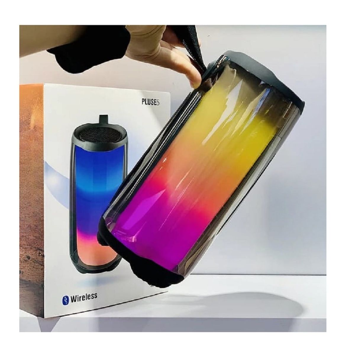 GENERICO - PARLANTE INALÁMBRICO PLUSE 5 BLUETOOTH LUZ LED C