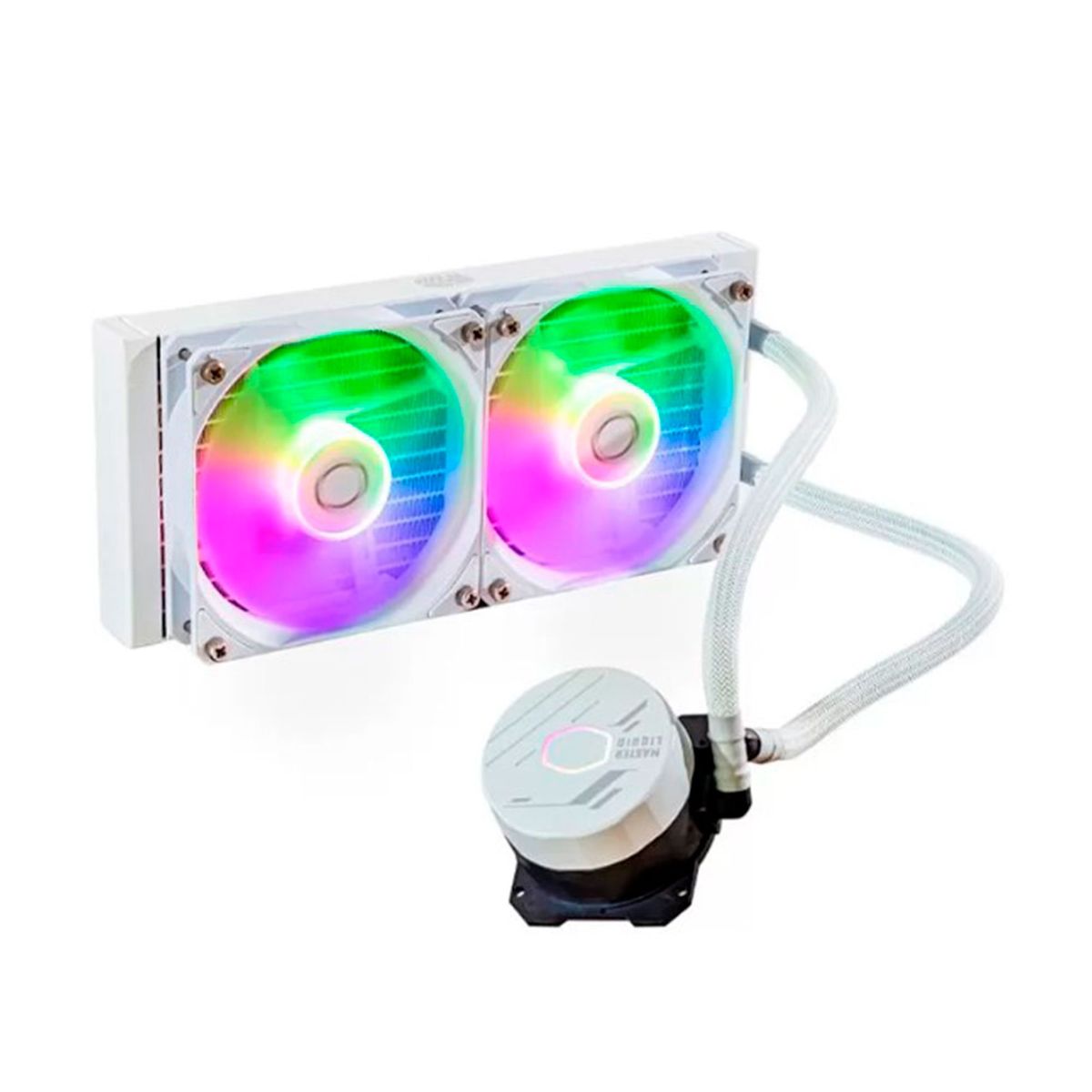 COOLER MASTER - COOLER MASTER MASTERLIQUID 240L CORE WHITE P/N: MLW-D24M-A18PZ-RW