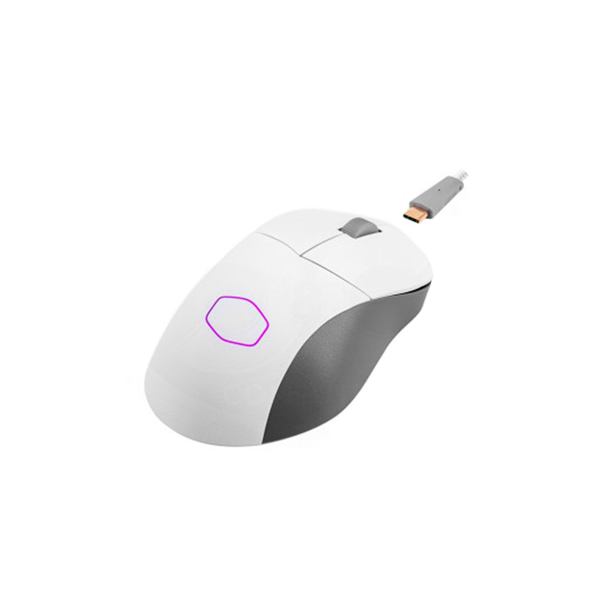 COOLER MASTER - MOUSE INALAMBRICO COOLER MASTER MM731, BLANCO MATE P/N: MM-731-WWOH1