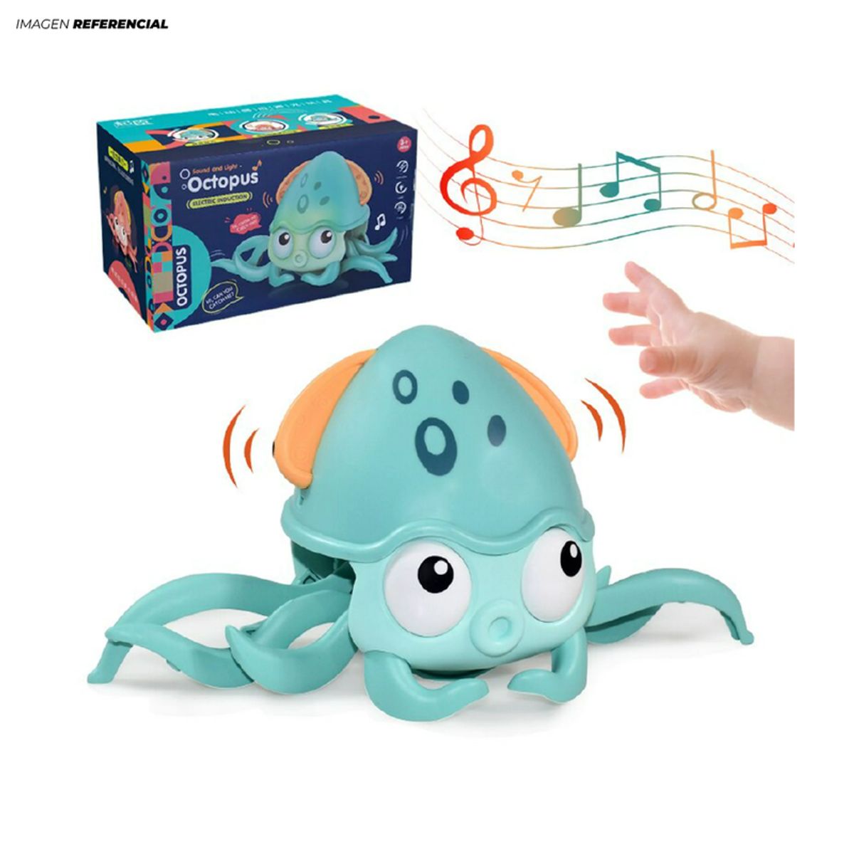 GENERICO - Juego Didáctico Pulpo Musicales para Gatear